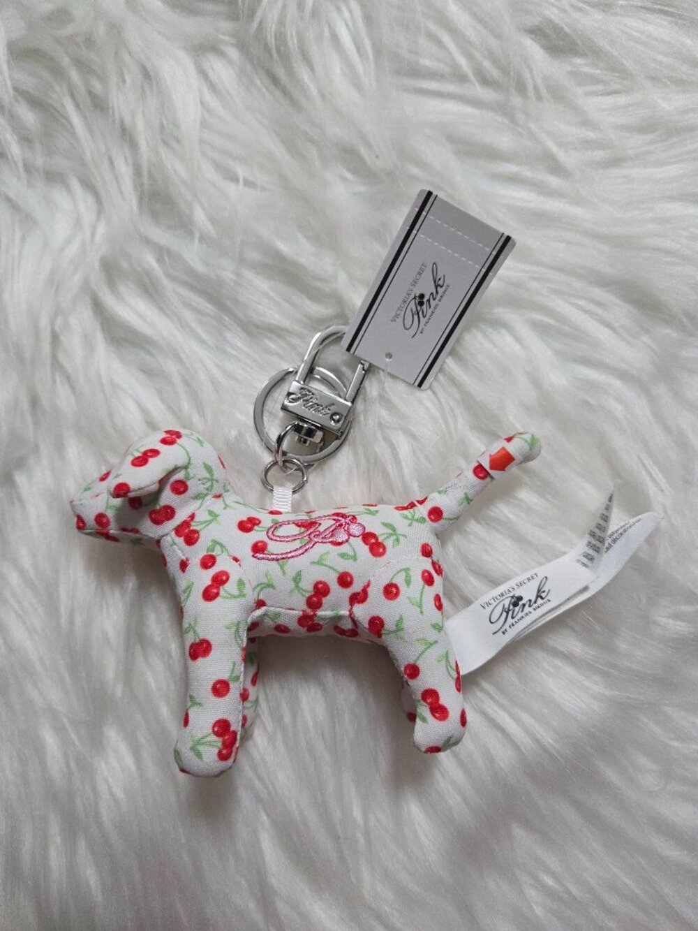 PINK Victoria's Secrete Micro Dog Keychain Charm
